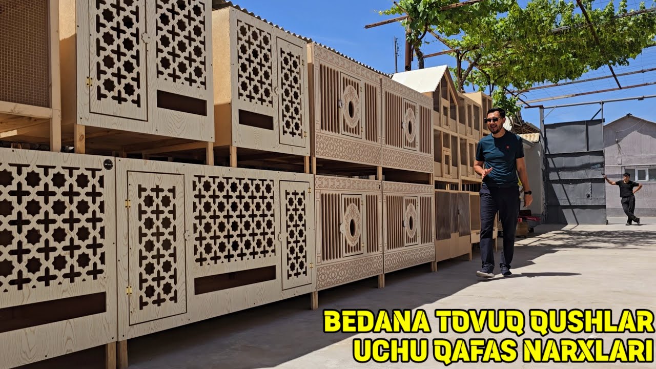 DEKARATIV QUSH PARANDA VA BEDANALAR UCHUN QAFASLAR OPTOM NARXDA