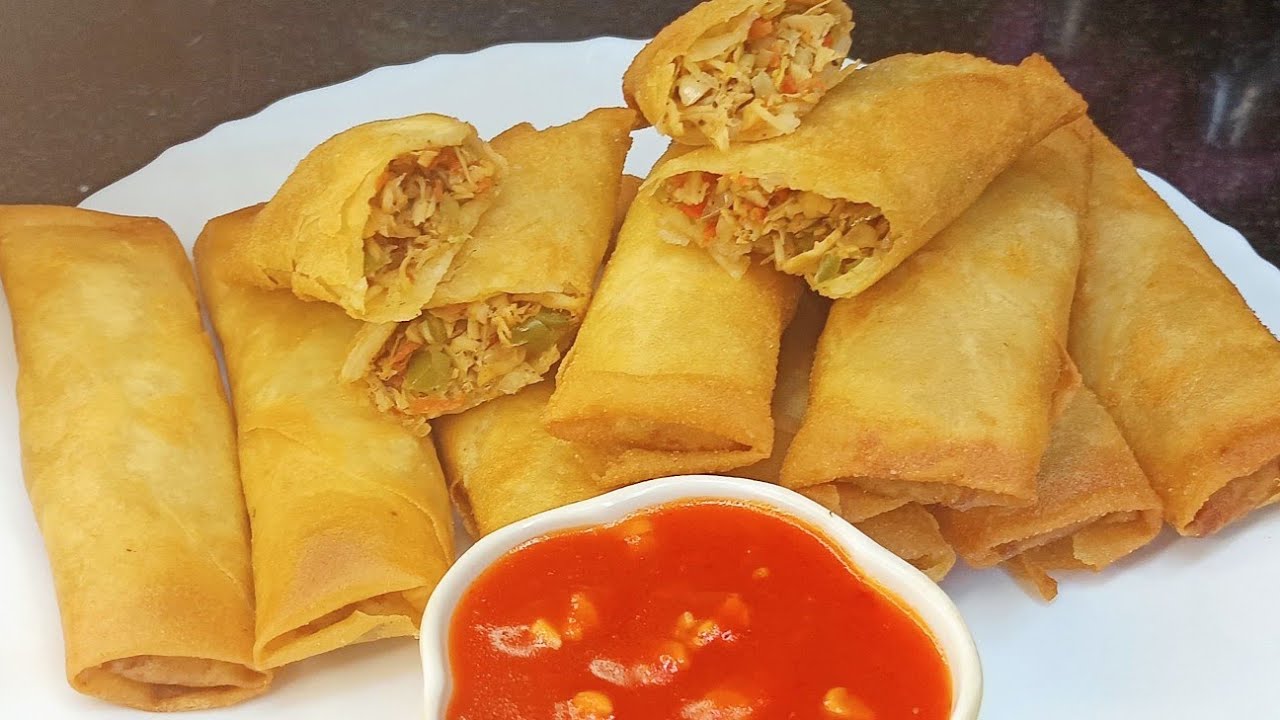 Chicken Spring Rolls Recipe For Iftar | Quick And Easy Chicken Spring Rolls | Spring Rolls Recipe