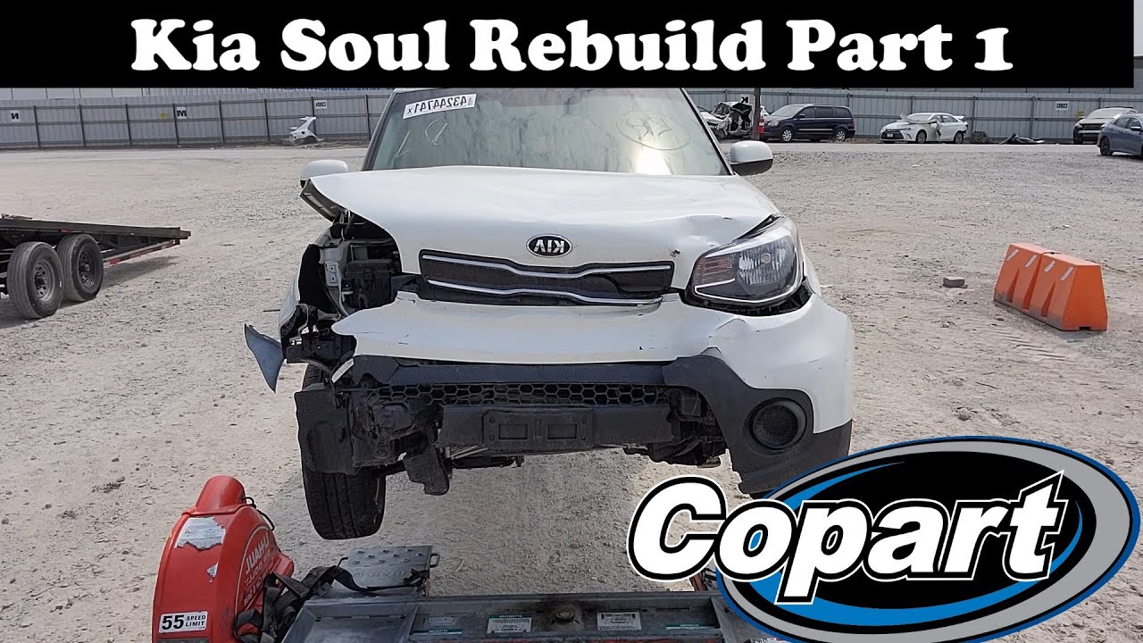 2018 Kia Soul Rebuilt Part 1, Rebuild from Copart