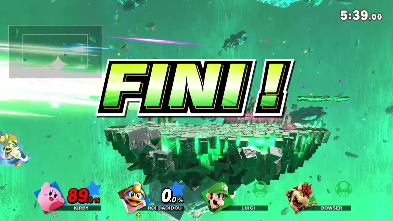 Roi Dadidou & Kirby VS Luigi & Bowser