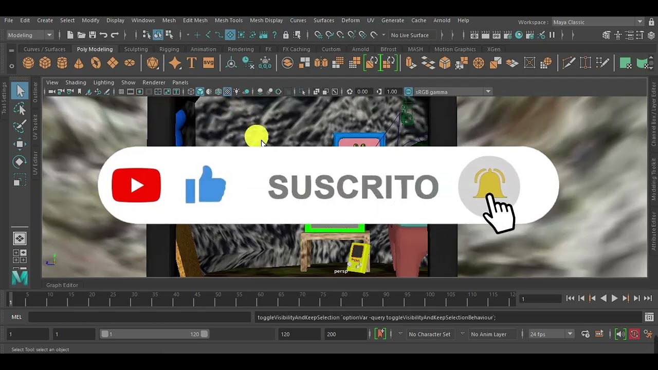 Como ocultar elementos en Maya
