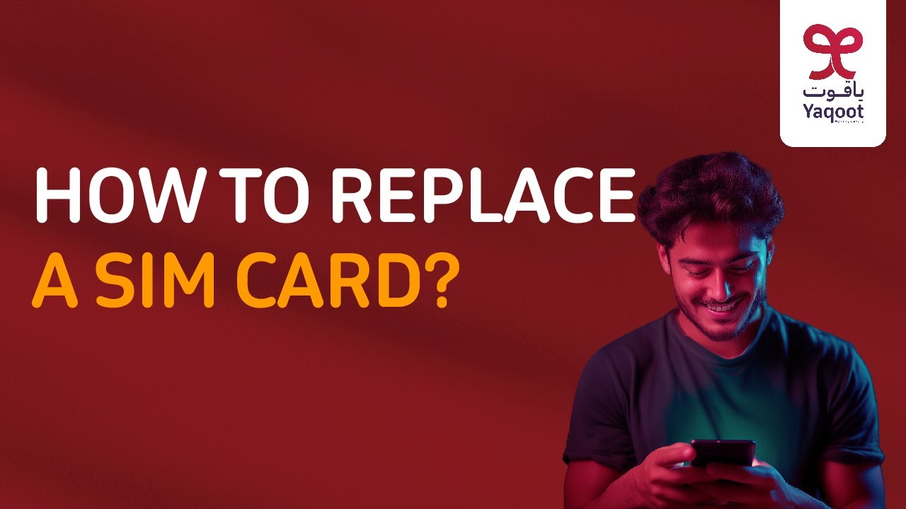 How to replace a SIM card from Yaqoot app