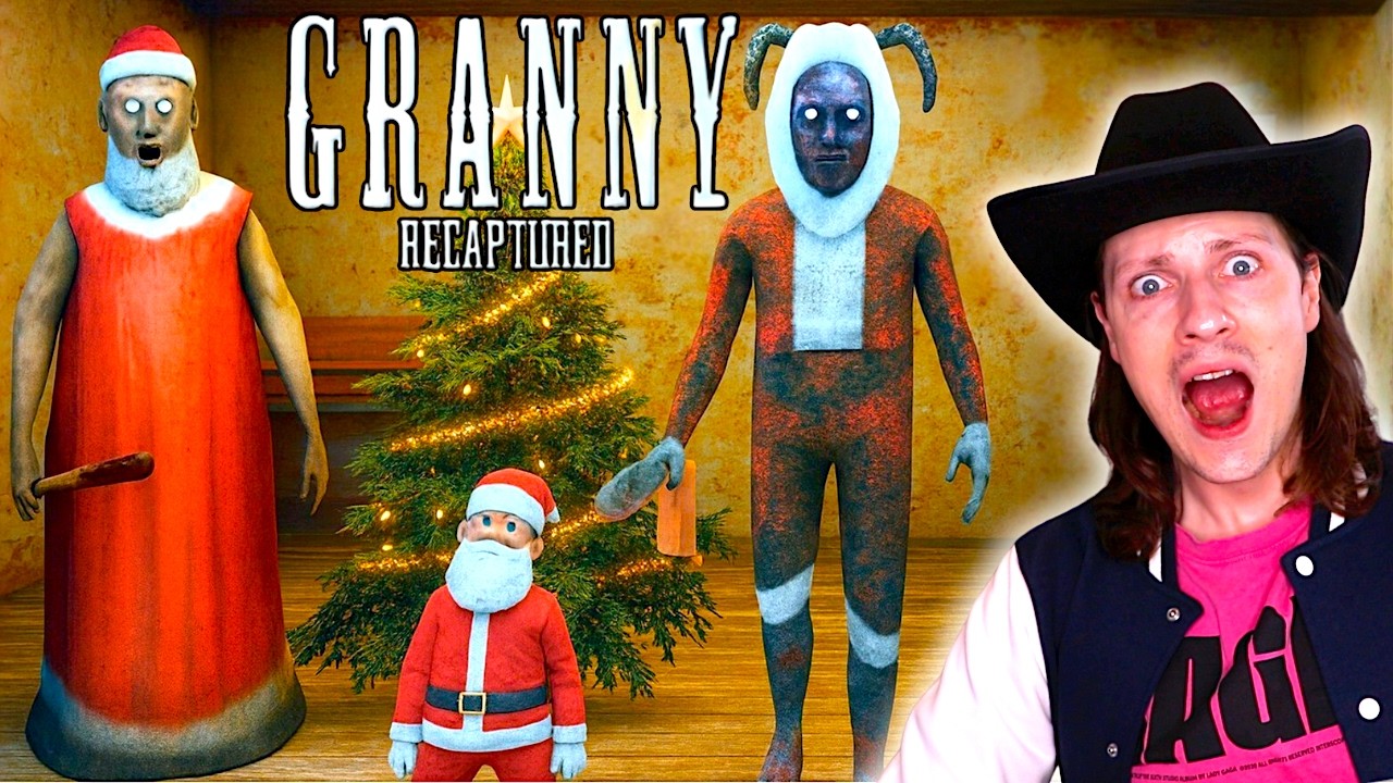 GRANNY RECAPTURED : La Version de No&euml;l la plus FOLLE ! 🎄 (toute la Famille est l&agrave; !)