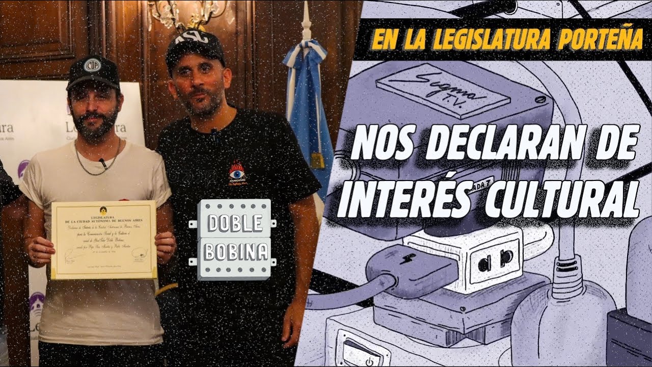 La legislatura porteña nos declara de interés cultural.