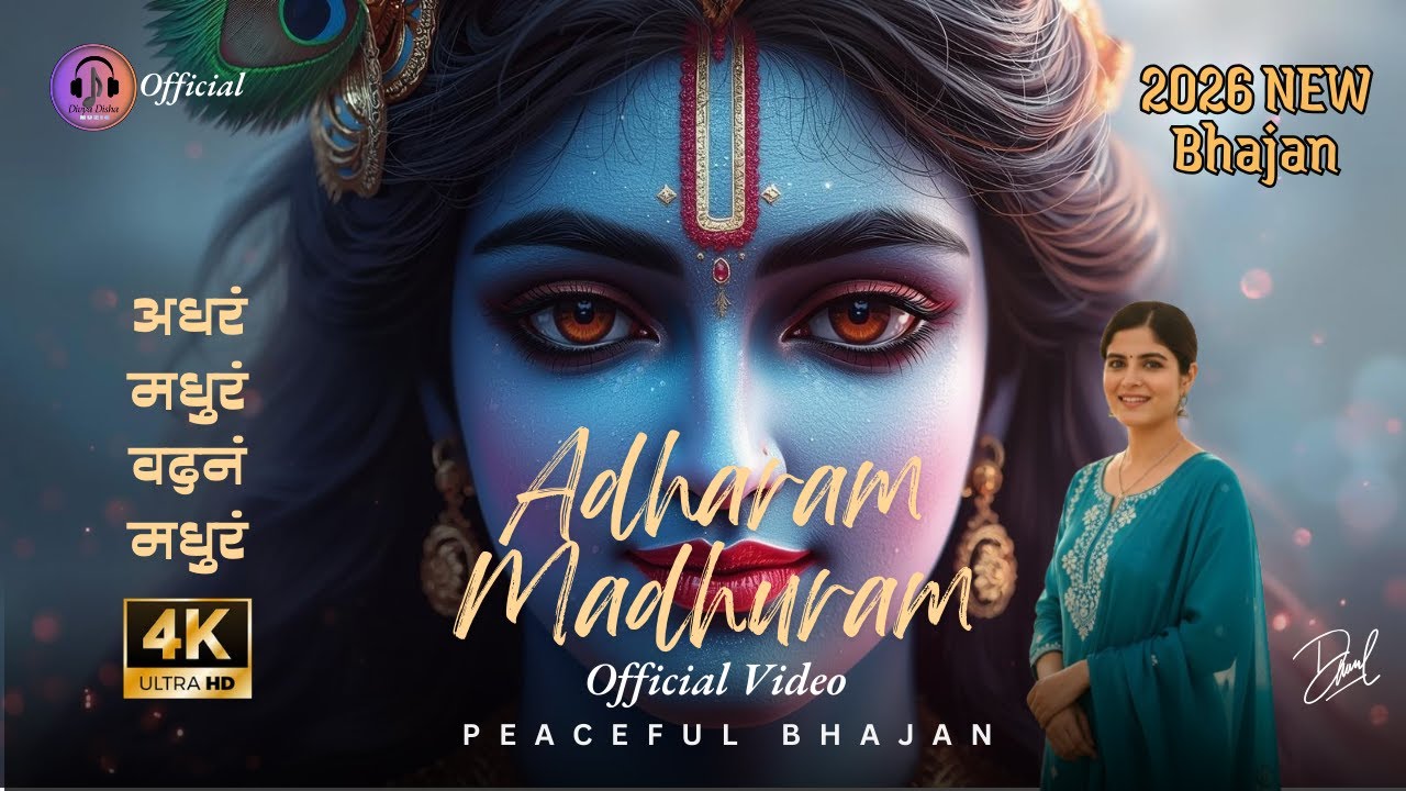 Adharam Madhuram l अधरं मधुरं वदनं मधुरं l New Bhajan 2026 I trending Bhajan I Devotional Music l 4k