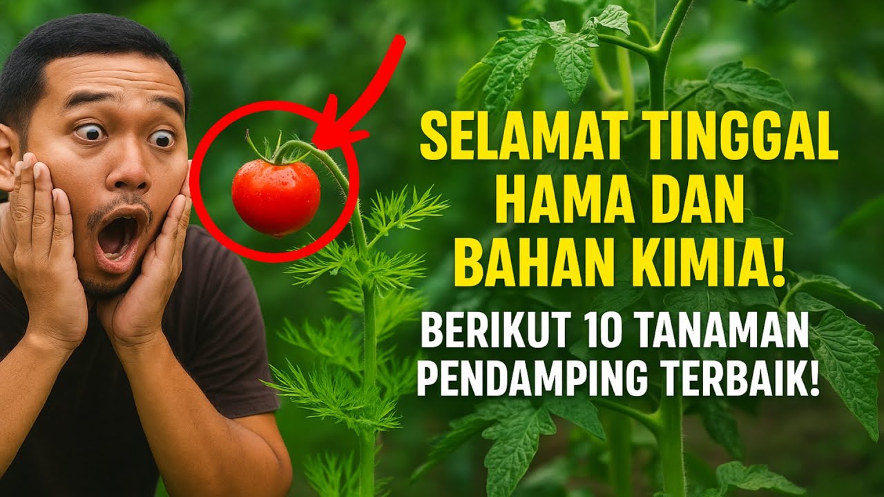 Selamat Tinggal Hama dan Bahan Kimia! Berikut 10 Tanaman Pendamping Terbaik untuk Panen Melimpah.