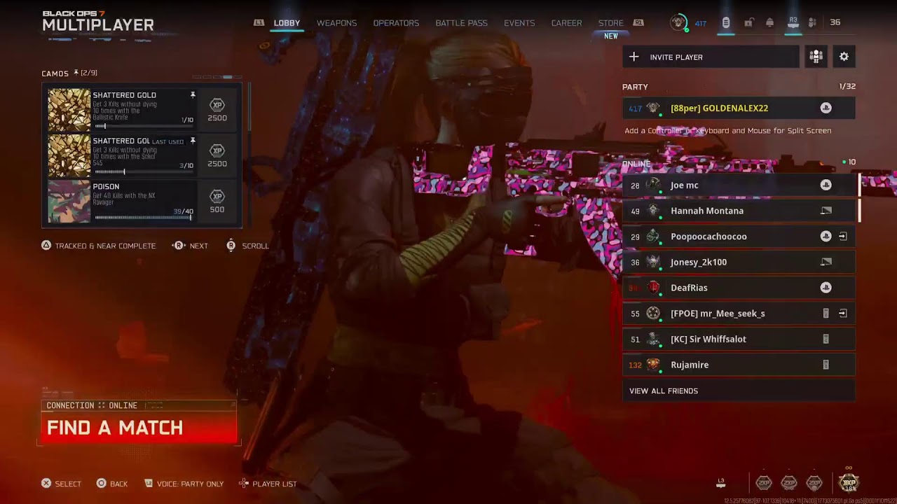 |BO7MP| Hunt or be Hunted & Mastery Badges #3 FINAL HOUR!