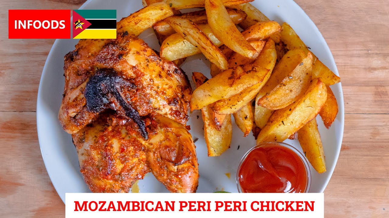 🇲🇿 Mozambican Peri Peri Chicken Recipe | How to Make Peri Peri Chicken with Potato Wedges | Infoods