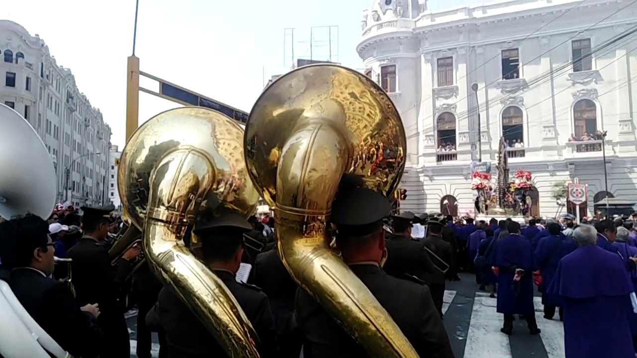 BANDA DEL EJÉRCITO DEL PERU 2019 - Al Señor de los Milagros 1001