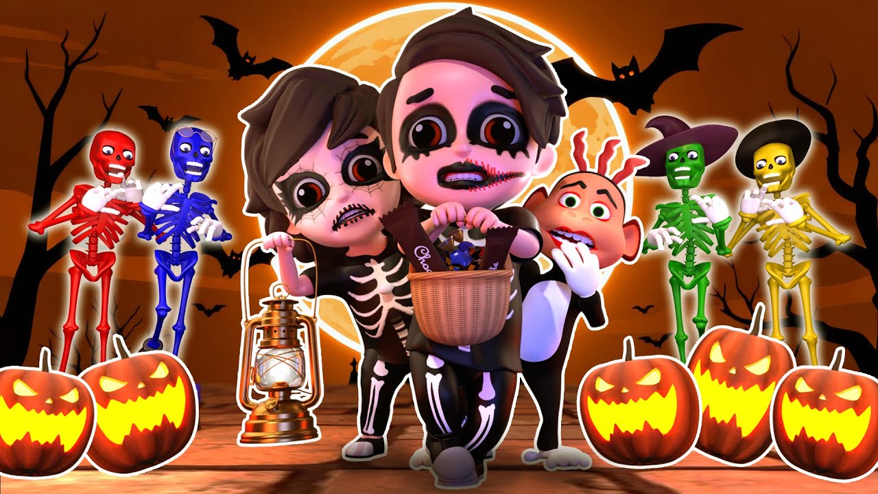 👻Halloween is Coming 👻 | Spooky Fun Song for Kids 🎃 | Trick or Treat Rhythm & Dance