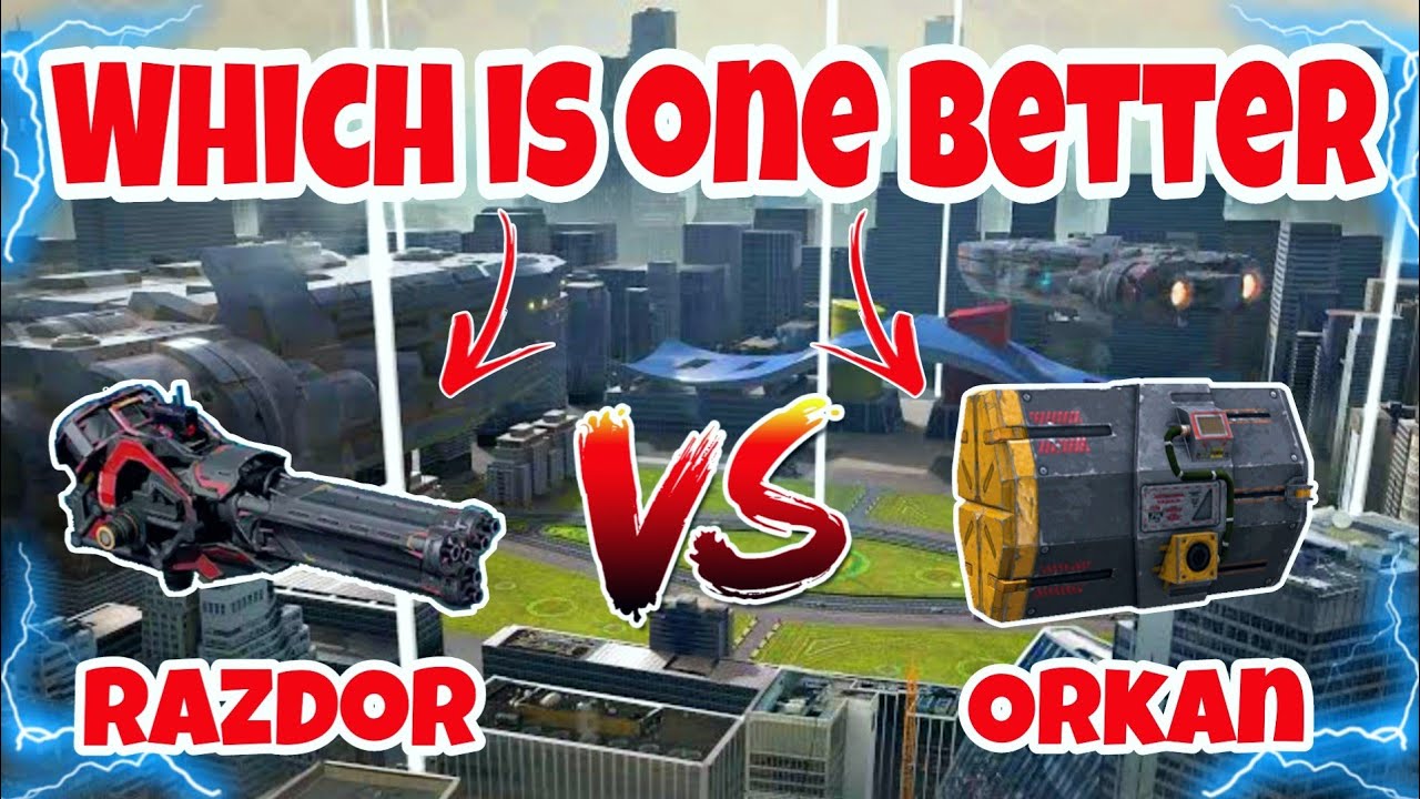 [WR]🔥Razdor VS Orkan Weapon Comparison |War Robots|