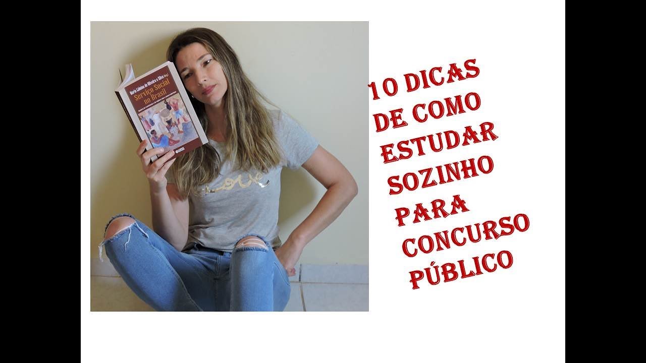 10 DICAS DE COMO ESTUDAR SOZINHO PARA CONCURSO