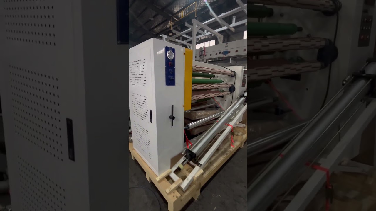 Bopp tape slitting rewinding machine #machine #manufacturing