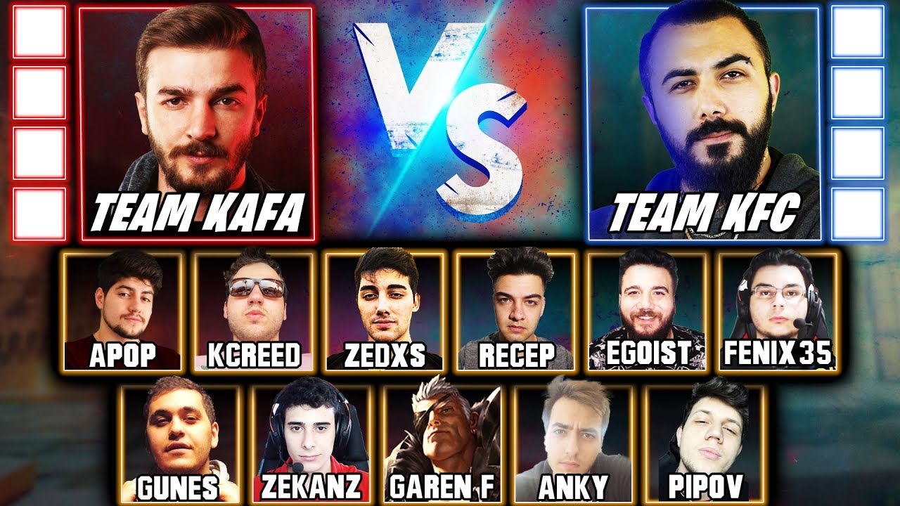 YOUTUBERLARIN SAVAŞI!!  EN BÜYÜK YOUTUBER KAPIŞMASI!! TEAM KFC VS TEAM KAFALAR | Barış Can