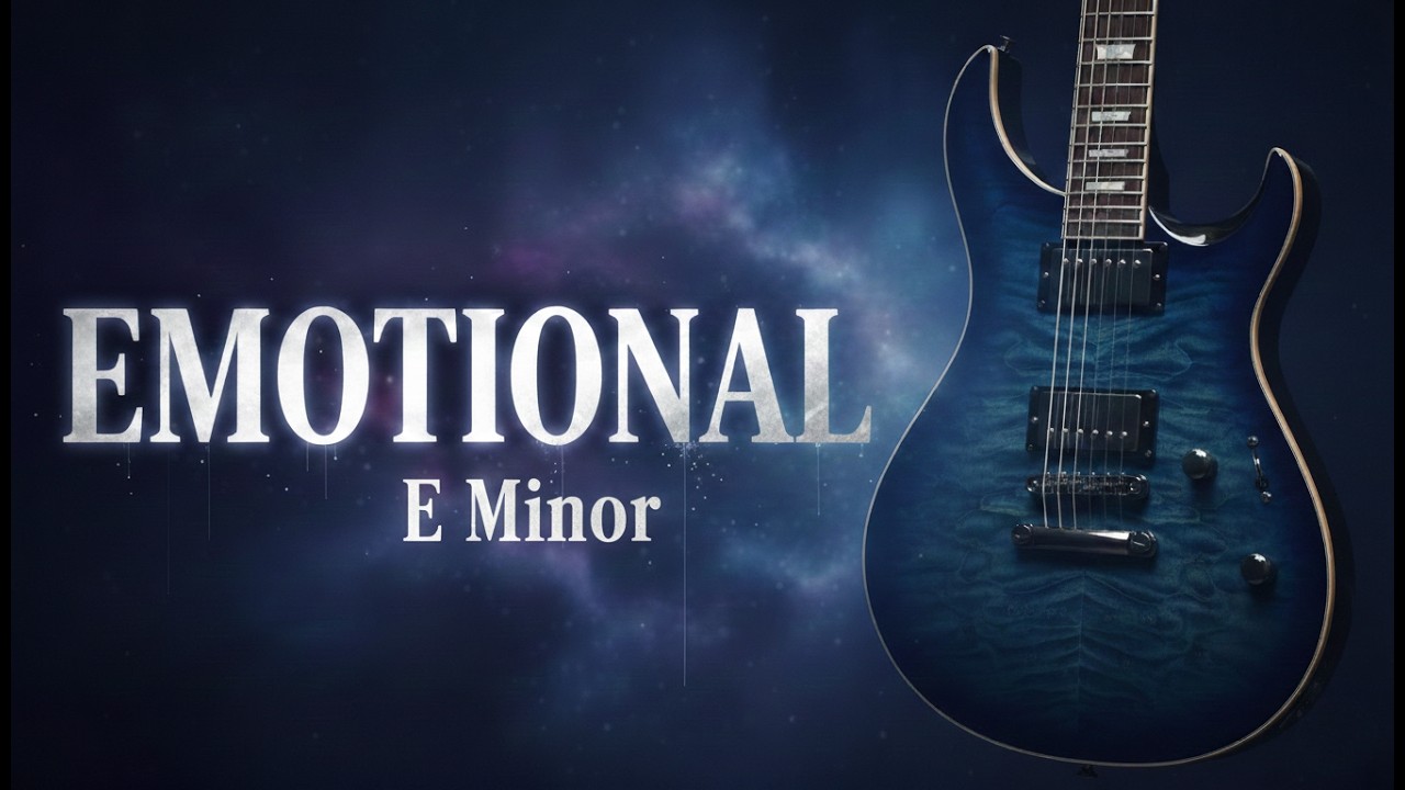 Emotional E Minor Backing Track | 6/8 • 79 BPM