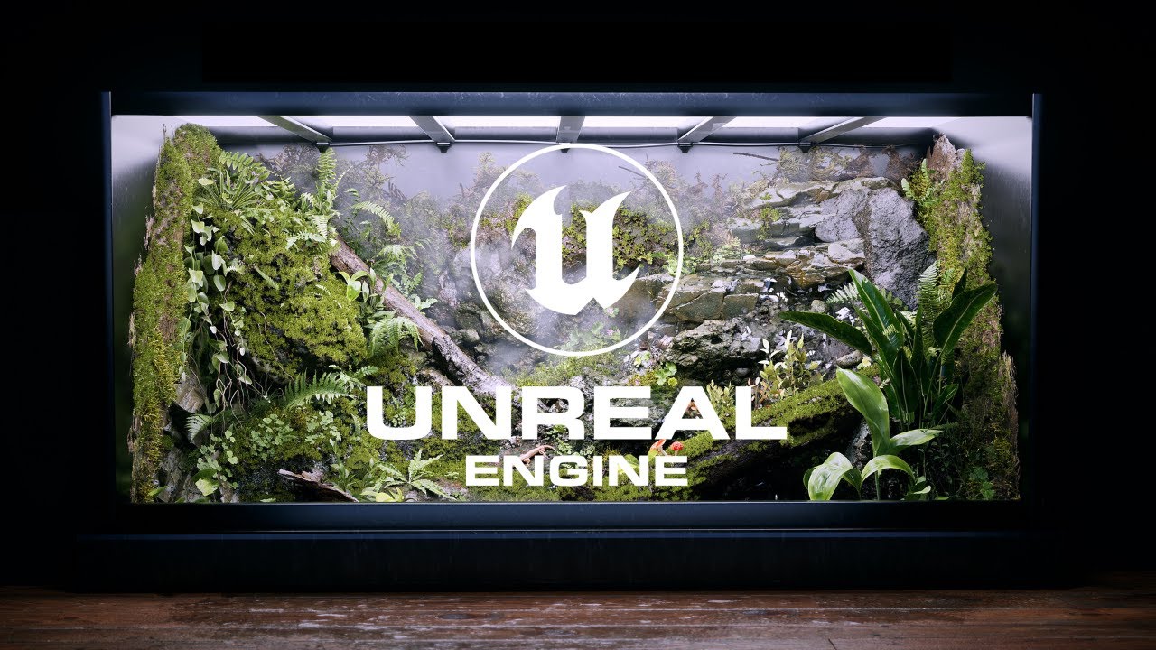 Terrarium in UNREAL ENGINE 5 (4K): Aqueous Eden, Life Beneath the Mist - UE5 Cinematics