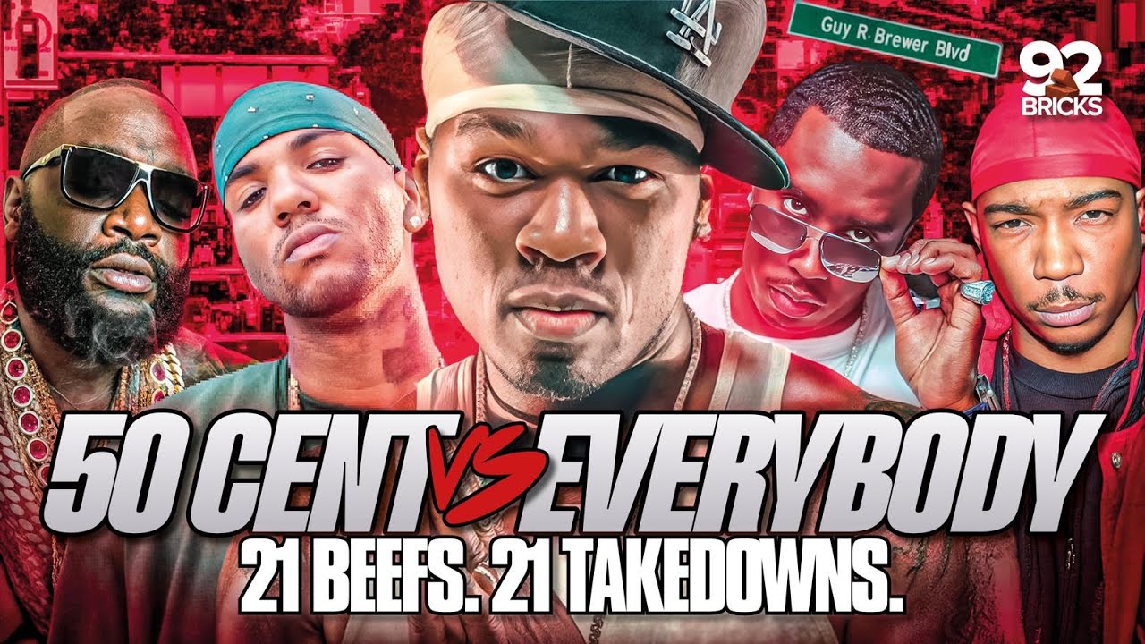50 Cent vs Everybody: 21 Beefs. 21 Takedowns.