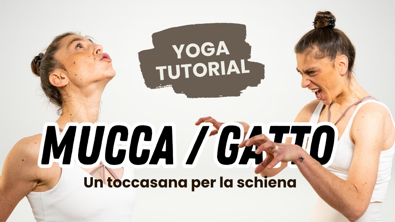 Mucca-Gatto: esercizio yoga per la mobilità della colonna, un toccasana per il mal di schiena!