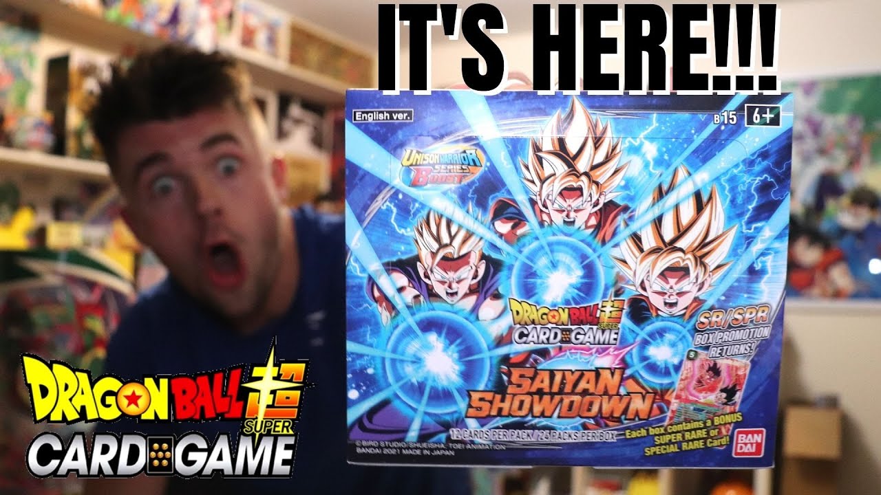 *NEW* DRAGON BALL SUPER SAIYAN SHOWDOWN BOOSTER BOX OPENING!