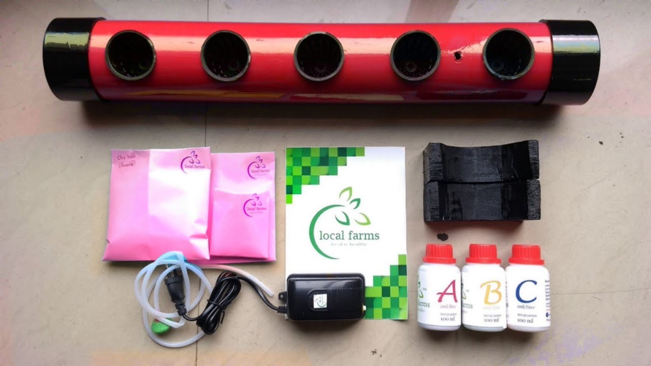 Hydroponics gardening kit | setup tutorial |  Local farms