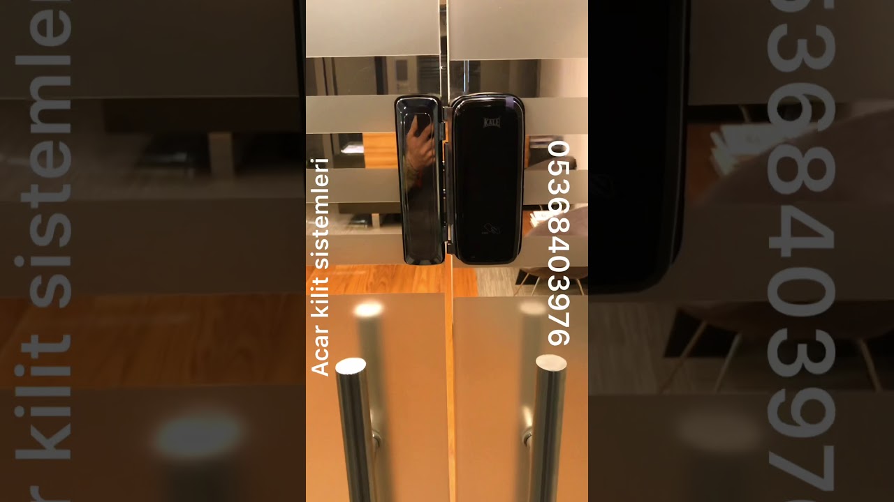 KALE CAM CAMA KUMANDALI ELEKTRONİK CAM KAPI KİLİDİ