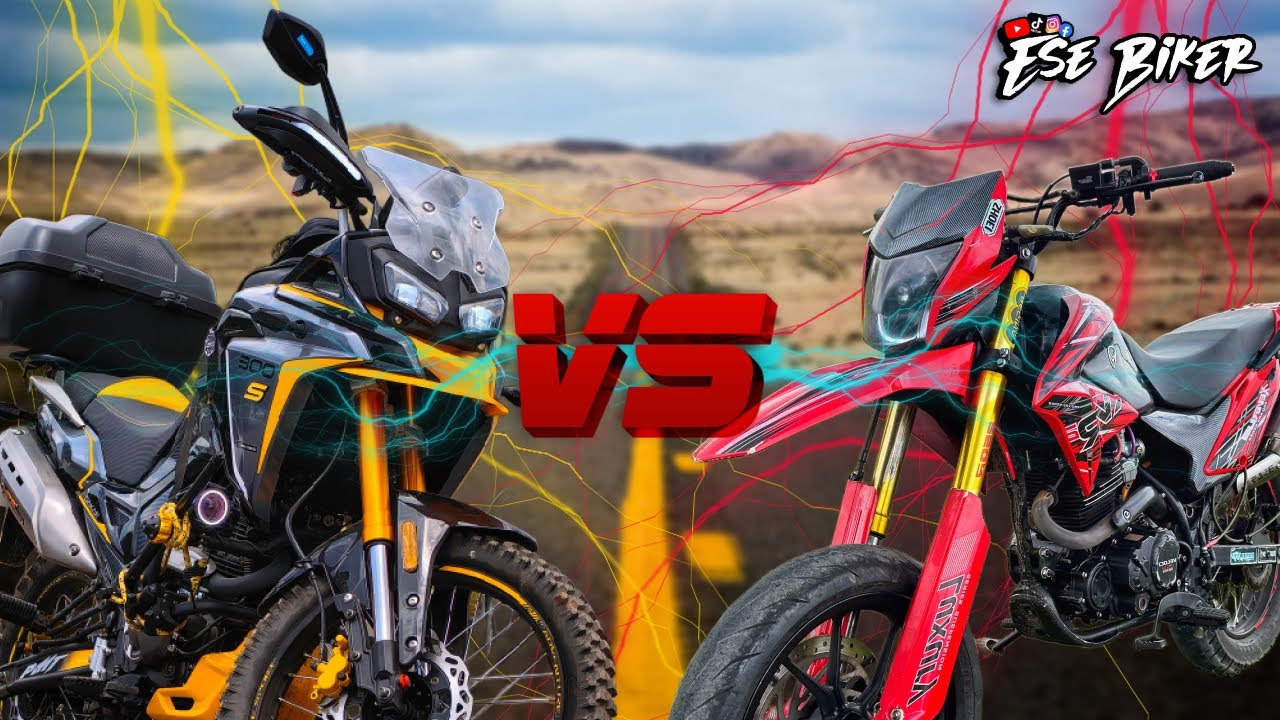 &iexcl;Una arrastrada!😨 | Vento Dakar 300 VS Veloci Xeverus 250 (MODIFICADA)