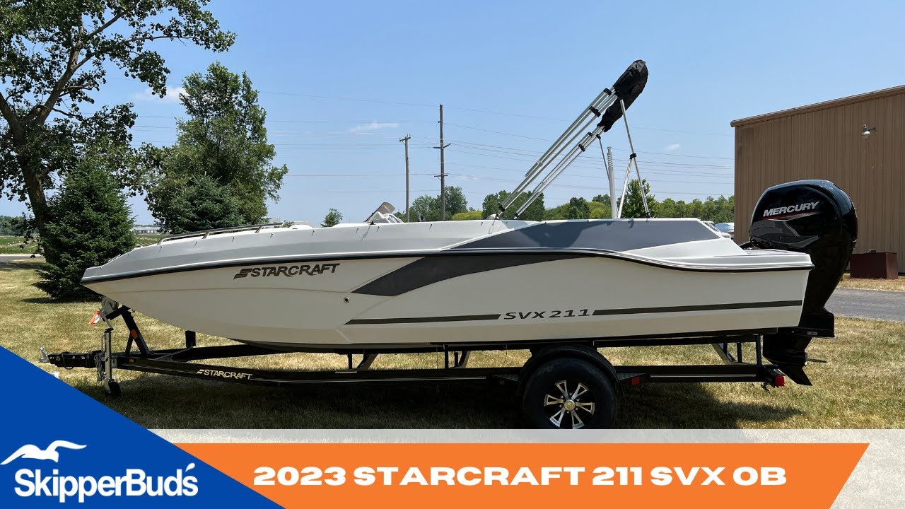 2023 Starcraft 211 SVX OB Deck Boat Tour SkipperBud's
