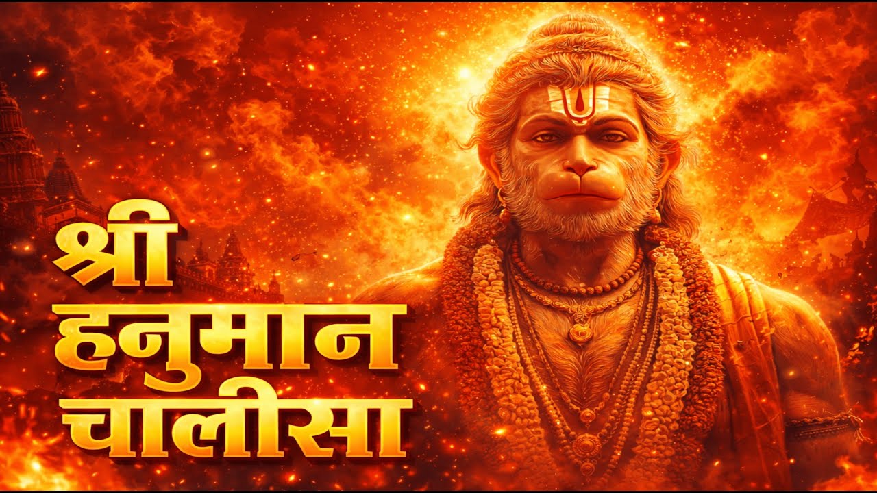 श्री हनुमान चालीसा | Shri Hanuman Chalisa | Powerful & Fast Chant | Bajrang Bali