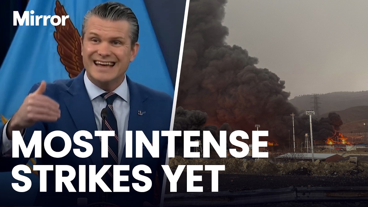 US will launch MOST INTENSE day of STRIKES at Iran since war began says Pete Hegseth