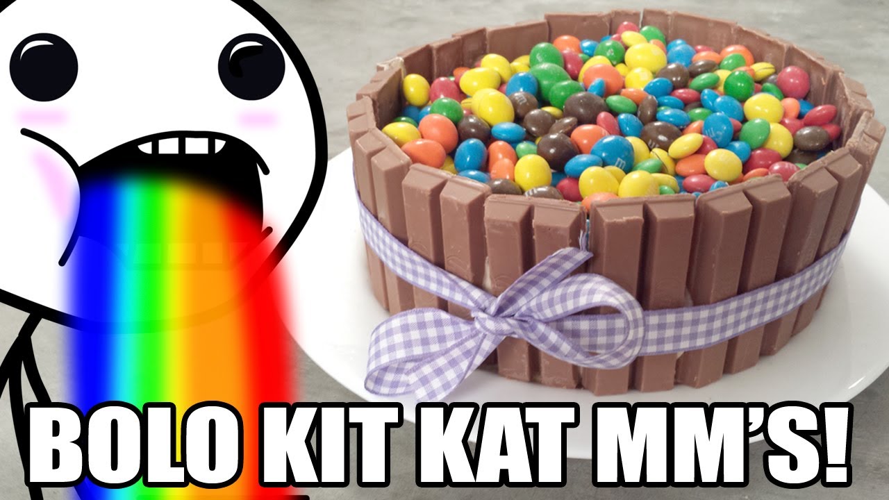 O Fabuloso Bolo de Kit Kat Com MM's!