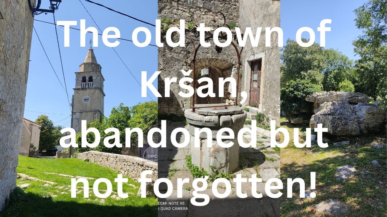 The old town of Kršan, abandoned but not forgotten!! 😉🏰