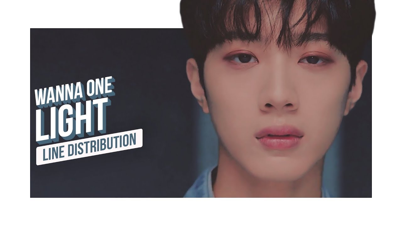 Wanna One - Light Line Distribution (Color Coded) | 워너원 - 켜줘