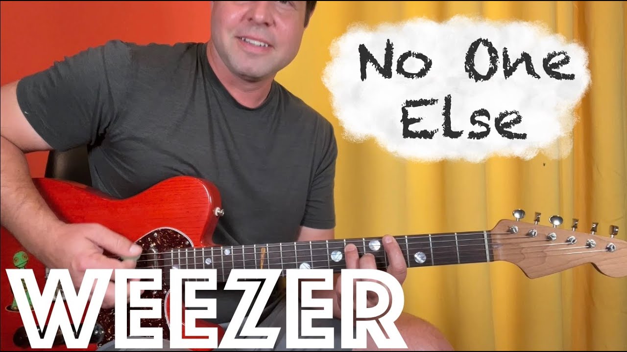 Guitar Lesson: How to play No One Else by Weezer!