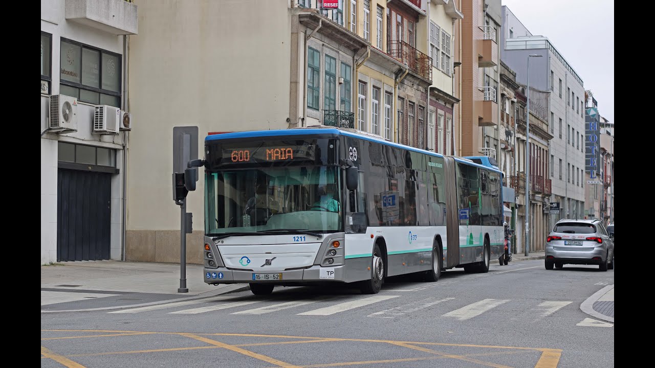 1207 STCP - Volvo B9LA Caetanobus CityGold CB518 - Linha / Line 600