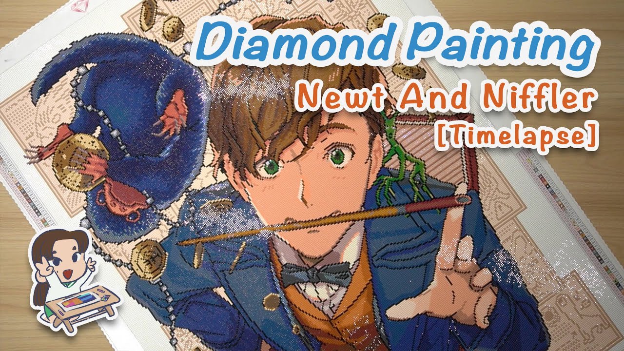Diamond Painting [DAC] - Newt and Niffler  [Timelapse]