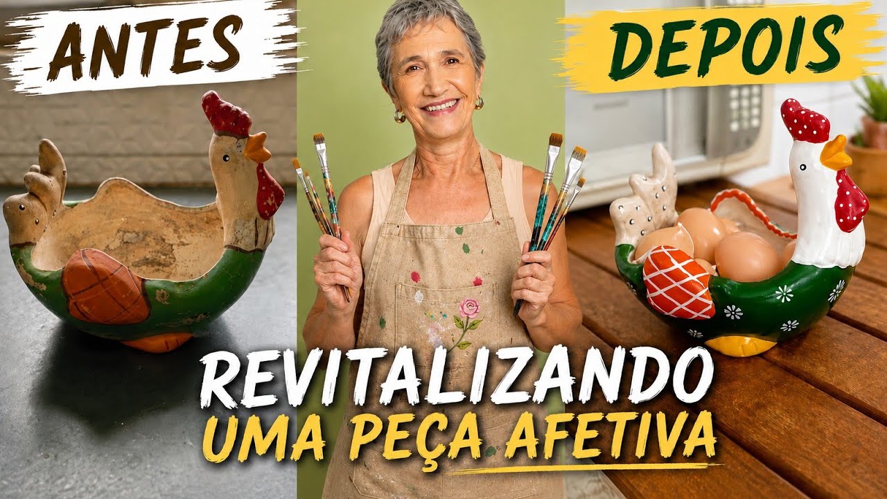 Revitalizei uma peça com valor afetivo ❤️