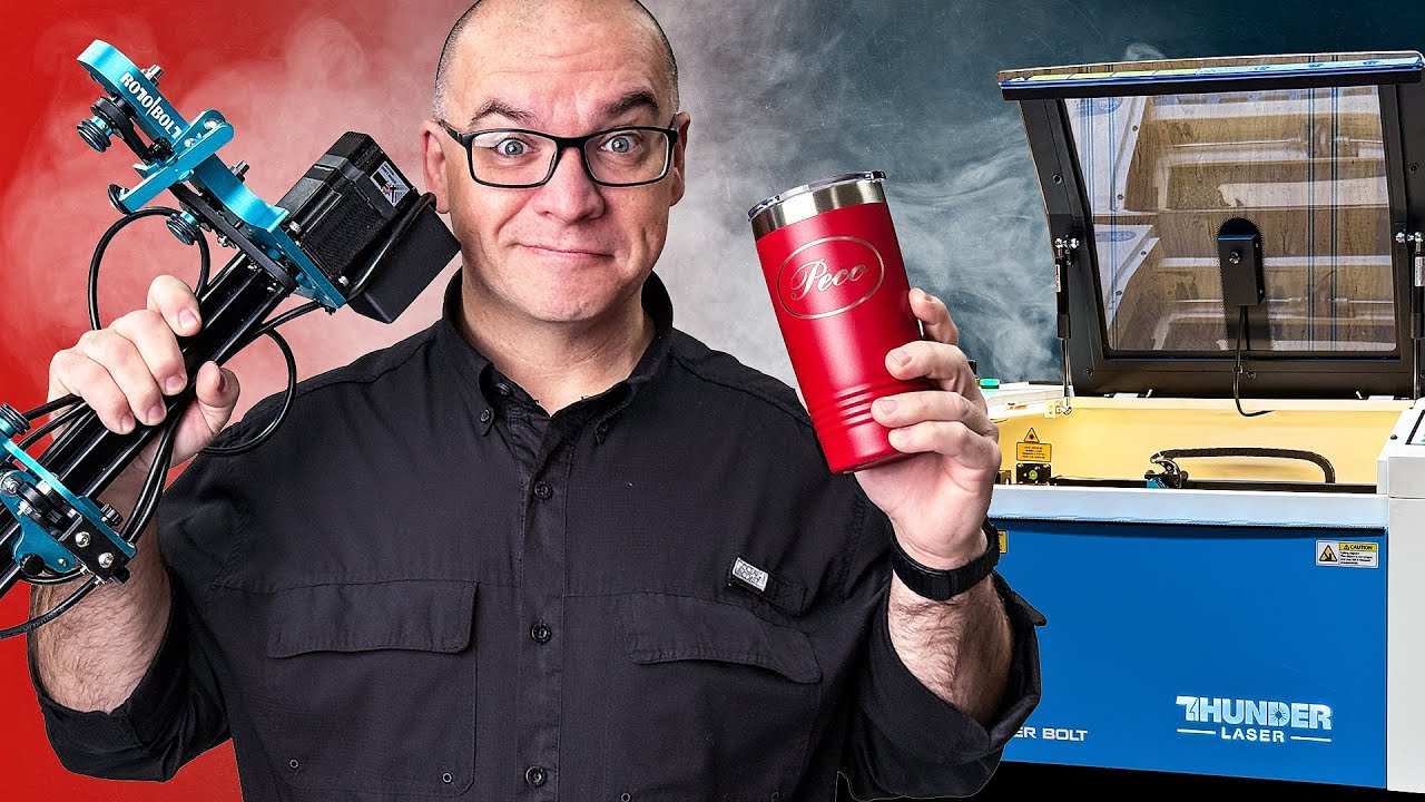 Как гравировать стаканы лазером Thunder Laser — Thunder Bolt
