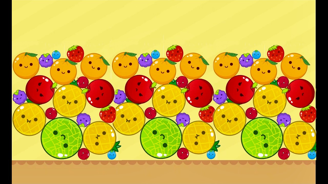Fruit Merge watermelon Gameplay 🍉🍊🍇