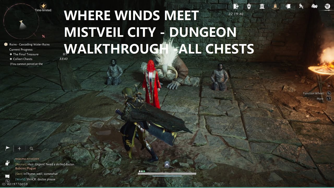 Mistveil City Dungeon Walkthrough | Where Winds Meet | All Chests