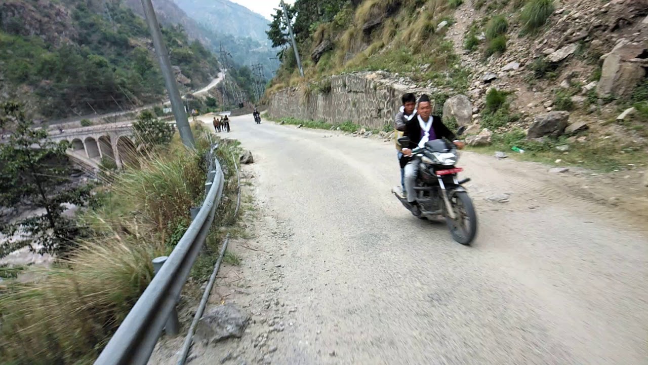 Road to chilime hydropower