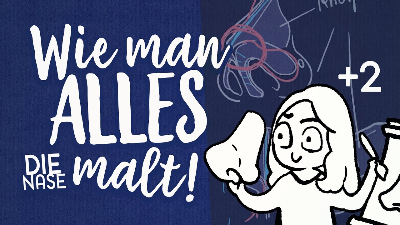#BodyParts 💡 TUTORIAL: Wie man malen lernt #2 | Die Nase