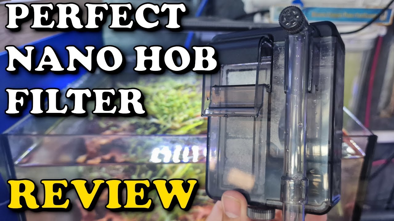 ОБЗОР аквариумного фильтра NICREW Slim NANO HOB