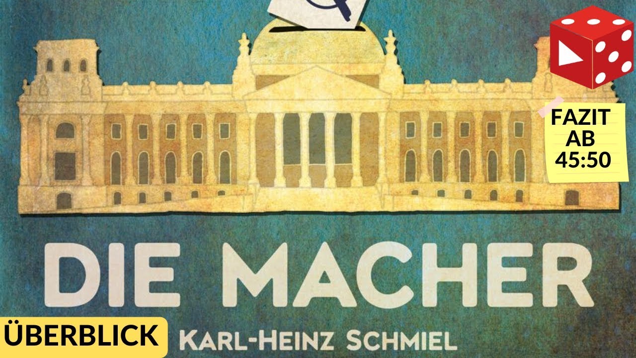 Die Macher - Limited Edition (Karl-Heinz Schmiel, Spielworxx 2019) - komplette Beispilrunde