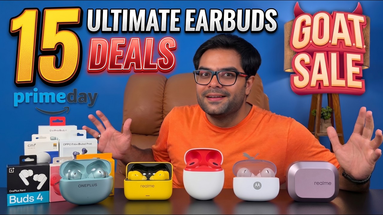 Топ-15+ лучших предложений на наушники во время распродаж Amazon Prime Day и Flipkart GOAT 2026 🔥⚡