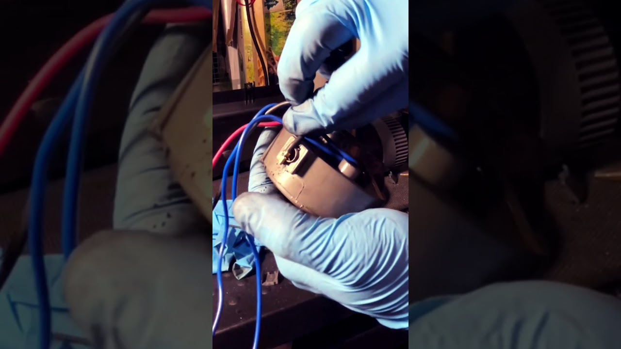 EASY FIX short-  Nordictrack Treadmill motor repair - step 7: remove/install brushes (full vid below