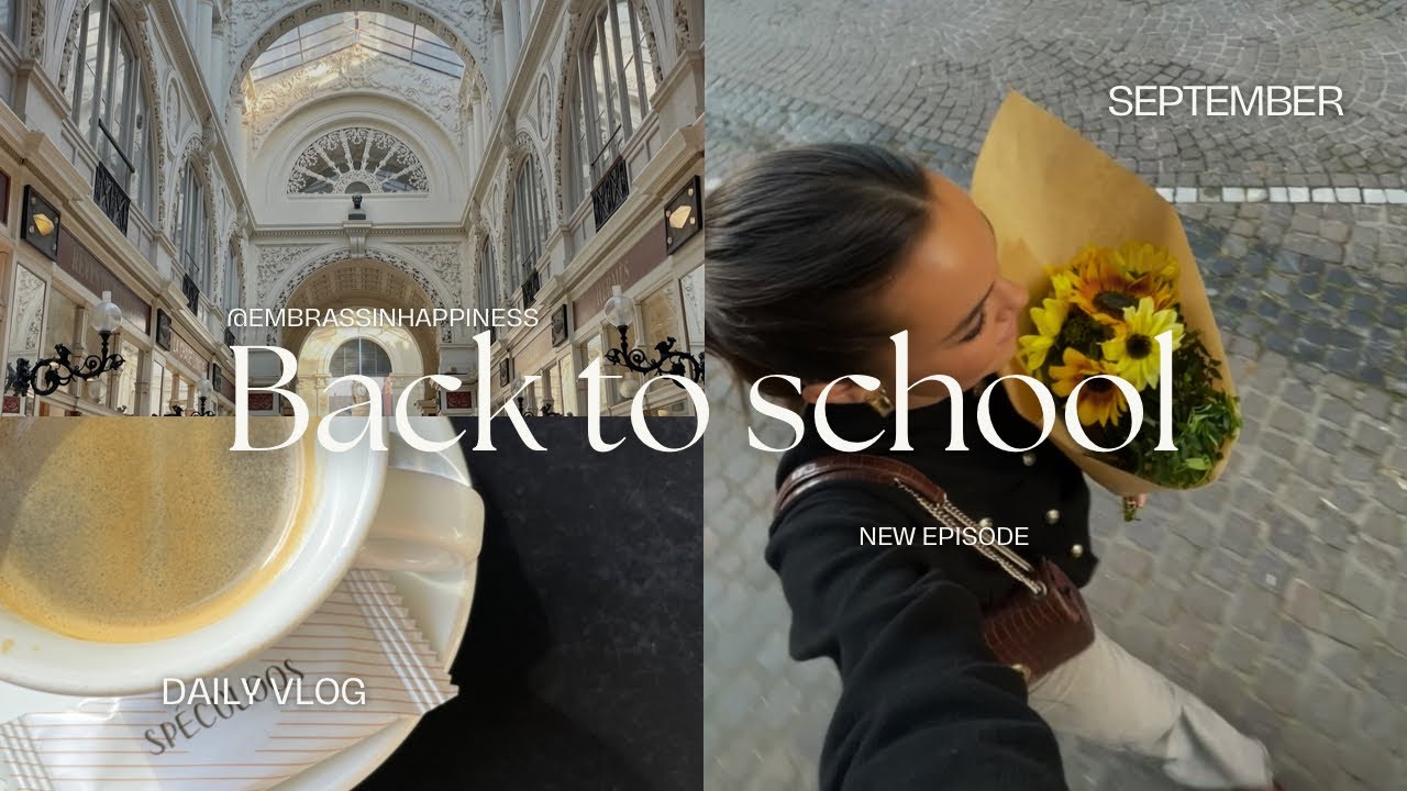 BACK TO SCHOOL VLOG // une semaine dans ma vie (école de commerce, daily routine, friends...)