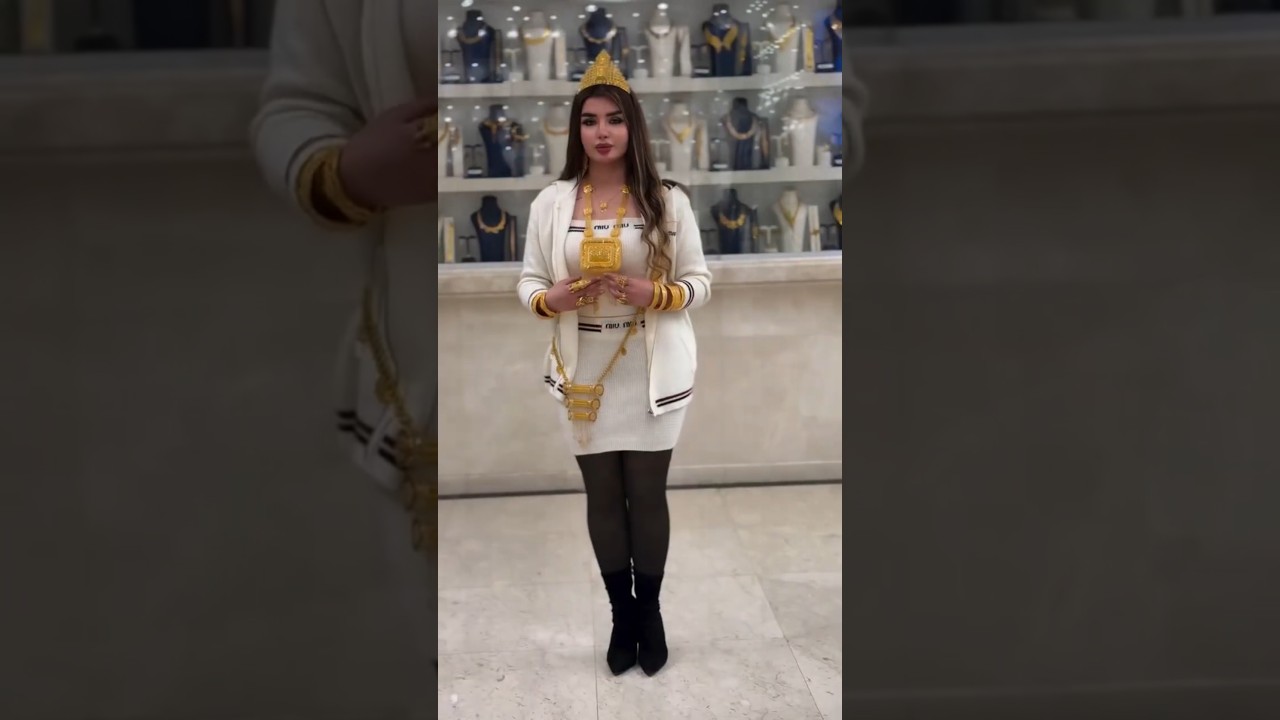 Why Dubai Sheikh Brides Are Covered in Gold#Dubaiprincess #shortvideo