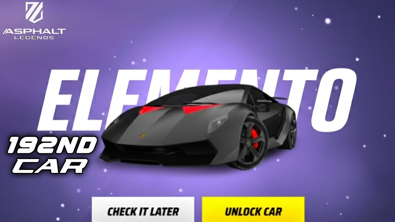 Asphalt-Unite / Opening Packs Lamborghini Revuelto / Unlocking LAMBORGHINI ELEMENTO / My 192nd Car 🤩