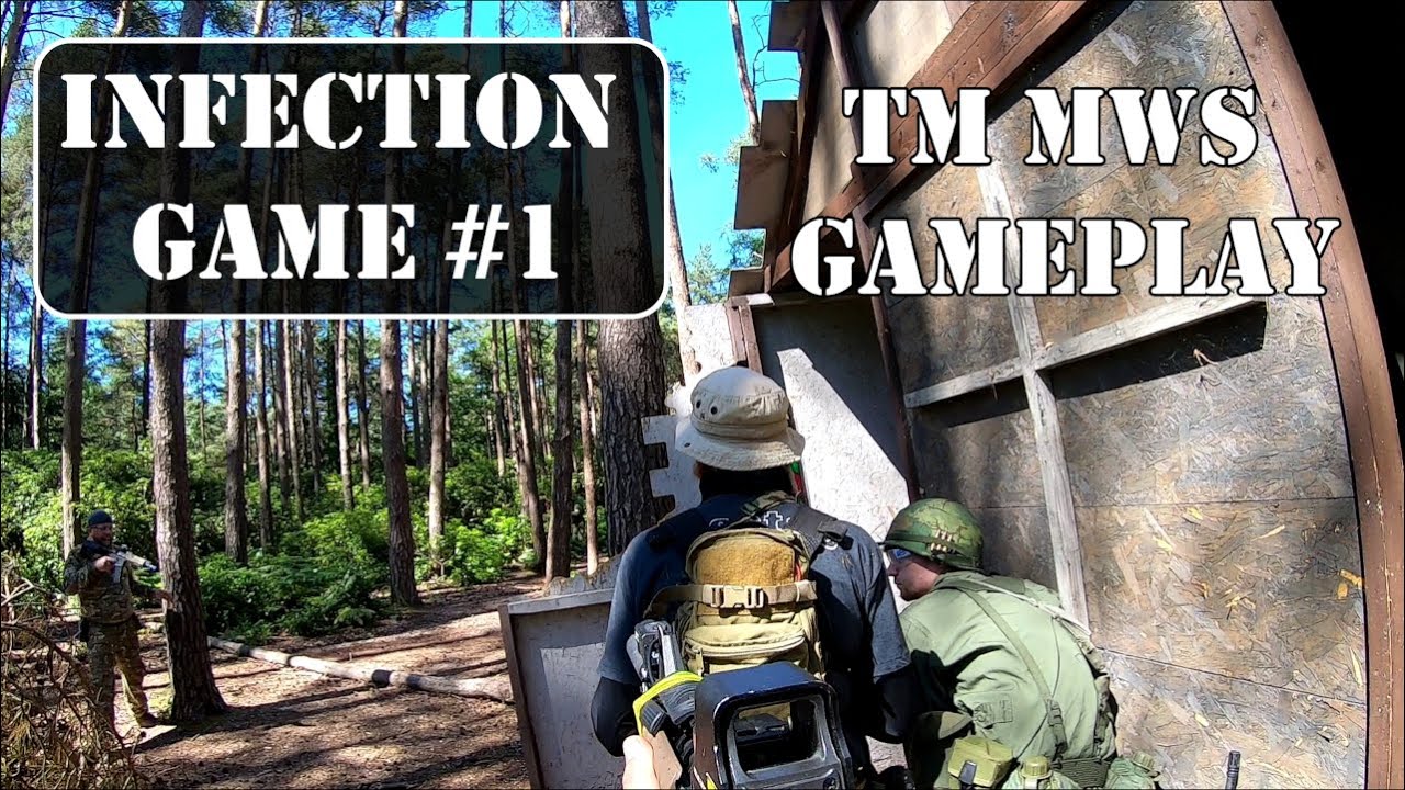 Infection game #1 | TM MWS GBBR | Ground Zero Airsoft #airsoft #airsoftgameplay