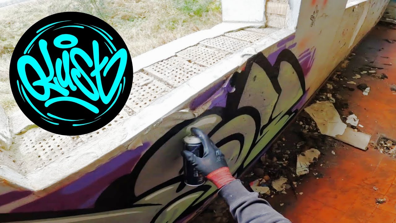 Raw Graffiti art - Abandoned factory - ASMR - Fat Cap